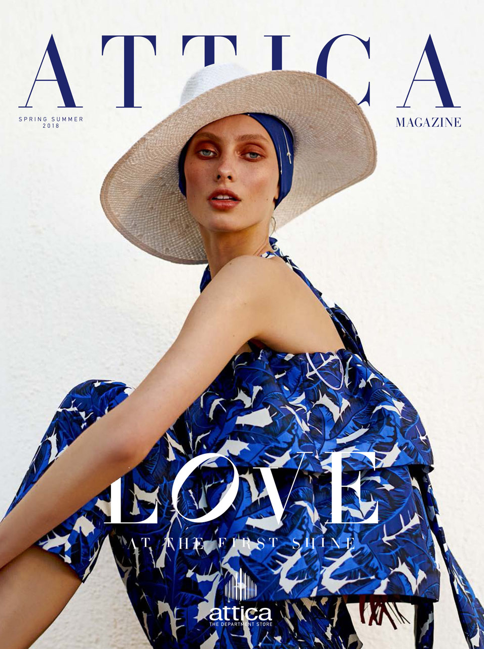 Vika Dunets on the cover of Attica Mag.